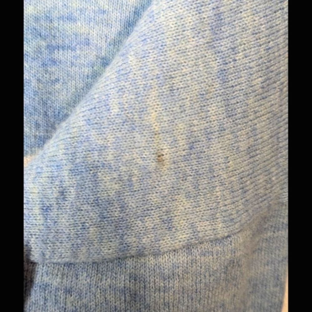 Women's Urban Outfitters Blue And Yellow Stripe Wool Sweater - Picture 5 of 9